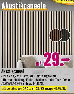 Hornbach Akustikpaneele Angebot