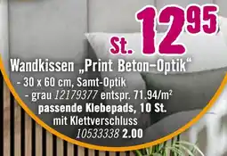 Hornbach Wandkissen „print beton-optik“ Angebot