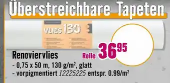 Hornbach Renoviervlies Angebot