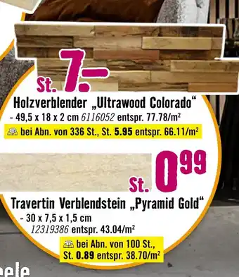 Hornbach Holzverblender „ultrawood colorado“ Angebot