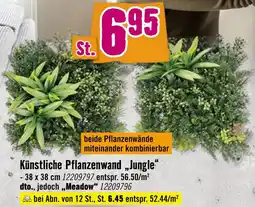 Hornbach Künstliche pflanzenwand jungle Angebot