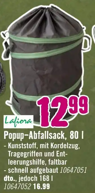 Hornbach Lafiora popup-abfallsack Angebot