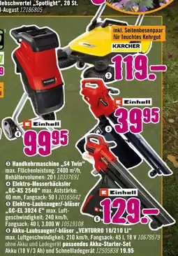 Hornbach Kärcher handkehrmaschine s4 twin Angebot