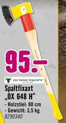 Hornbach Ochsenkopf spaltfixaxt ox 648 h Angebot
