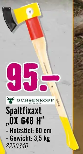Hornbach Ochsenkopf spaltfixaxt ox 648 h Angebot