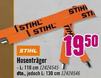 Hornbach Stihl hosenträger Angebot