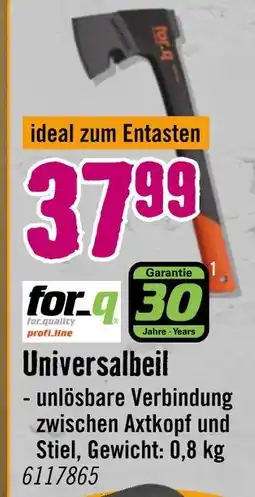 Hornbach For-q universalbeil Angebot