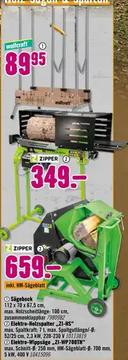 Hornbach Zipper sägebock Angebot