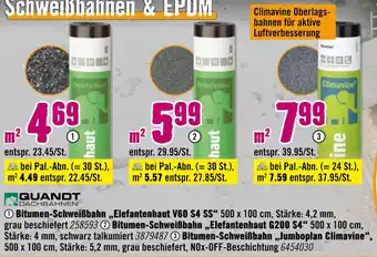 Hornbach Quandt dachbahnen bitumen-schweißbahn elefantenhaut v60 s4 ss Angebot