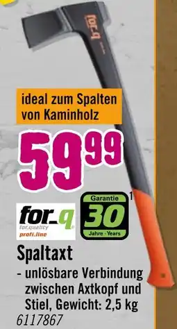 Hornbach For-q spaltaxt Angebot