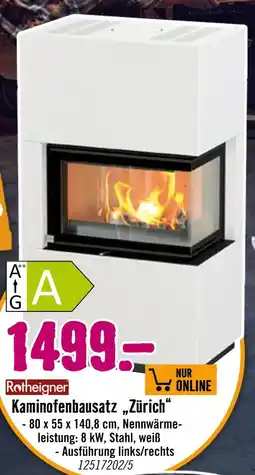 Hornbach Rotheigner kaminofenbausatz „zürich“ Angebot
