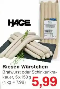 Jawoll Riesen Würstchen Angebot