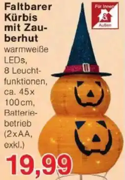 Jawoll Faltbarer Kürbis mit Zauberhut Angebot