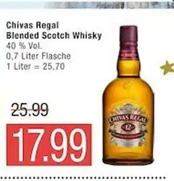 Marktkauf Chivas Regal Blended Scotch Whisky Angebot