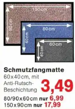 Jawoll Schmutzfangmatte Angebot