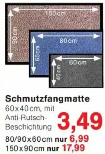 Jawoll Schmutzfangmatte Angebot