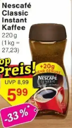 Jawoll Nescafé Classic Instant Kaffee Angebot