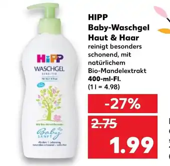 Kaufland Hipp Baby Waschgel haut & Haar Angebot