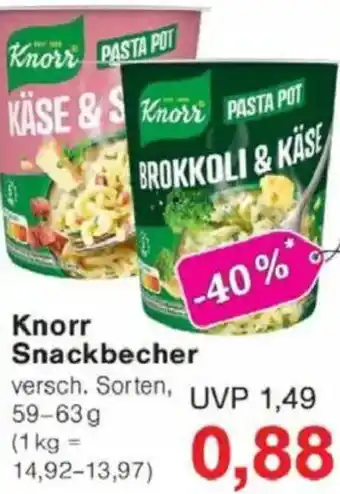 Jawoll Knorr Snackbecher Angebot