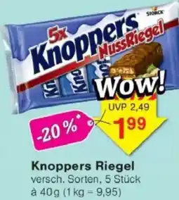 Jawoll Knoppers Riegel Angebot