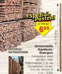 Jawoll Universelle Hartholz- Stangen Angebot