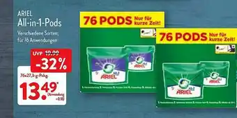 Aldi Nord Ariel Allin1-pods Angebot