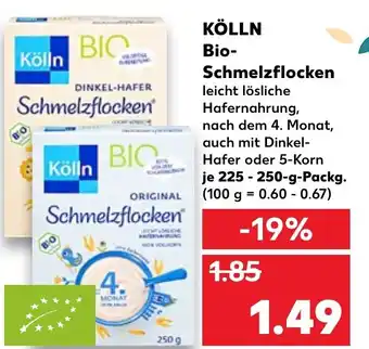 Kaufland Kölln Bio Schmelzflocken Angebot