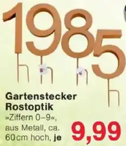 Jawoll Gartenstecker Rostoptik Angebot