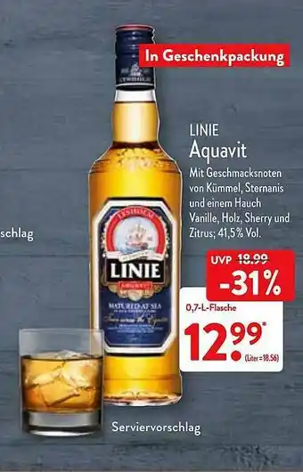 Aldi Nord Linie Aquavit Angebot