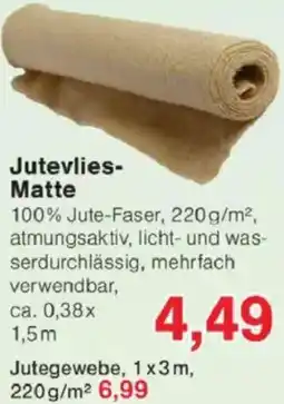 Jawoll Jutevlies- Matte Angebot