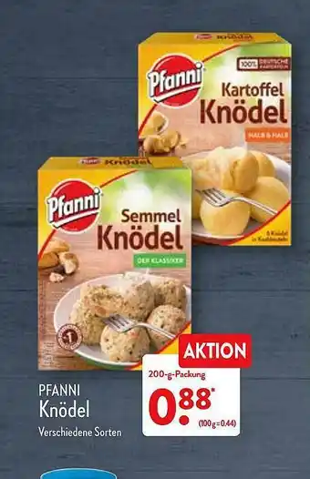 Aldi Nord Pfanni Knödel Angebot