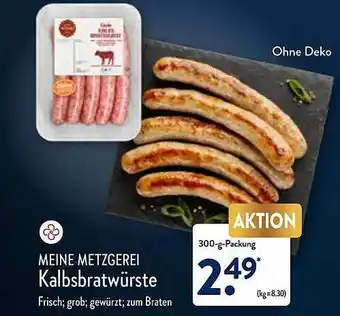 Aldi Nord Meine Metzgerei Kalbsbratwürste Angebot