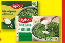 Lidl Iglo Rahm-Spinat mit dem Blubb Angebot