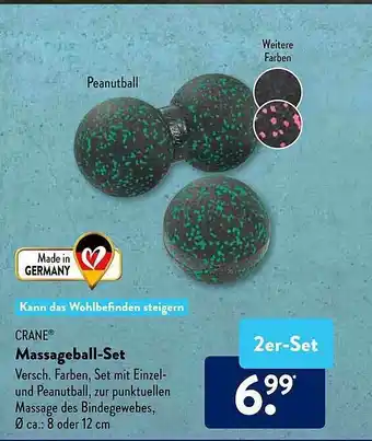 Aldi Süd Crane Massageball-set Angebot