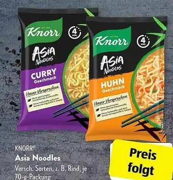 Aldi Süd Knorr Asia Noodles Angebot