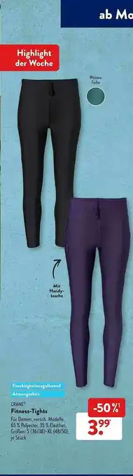 Aldi Süd Crane Fitness-tights Angebot