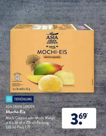 Aldi Süd Asia Green Garden Mochi-eis Angebot