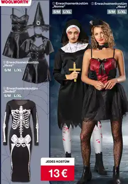 Woolworth Erwachsenenkostüm Angebot