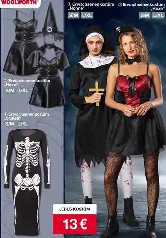 Woolworth Erwachsenenkostüm Angebot