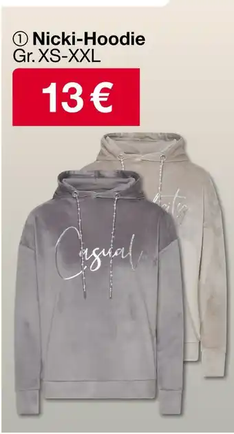 Woolworth Nicki-hoodie Angebot