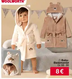 Woolworth Baby-bademantel Angebot