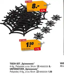 Höffner Tisch-set „spinnennetz“ Angebot