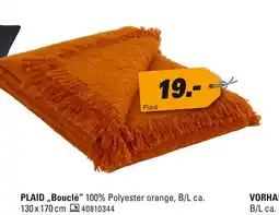 Höffner Plaid „bouclé“ Angebot