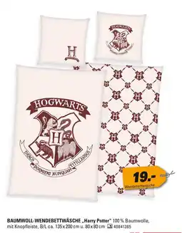 Höffner Baumwoll-wendebettwäsche 'harry potter' Angebot