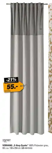 Höffner Esprit vorhang „e-harp duetto“ Angebot