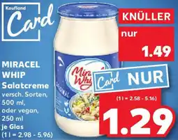 Kaufland MIRACEL WHIP Salatcreme Angebot
