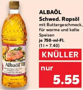 Kaufland ALBAÖL Schwed. Rapsöl Angebot