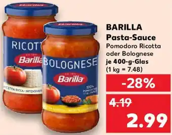 Kaufland BARILLA Pasta-Sauce Angebot