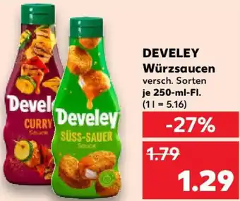 Kaufland DEVELEY Würzsaucen Angebot