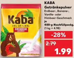 Kaufland KABA Getränkepulver Angebot